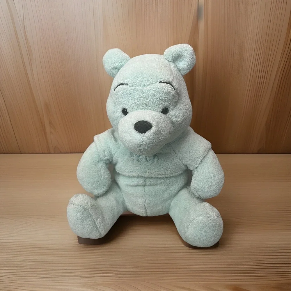 Disney‎ Store Plush Spring Lagoon Mint green  WINNIE THE POOH Bear plush RARE